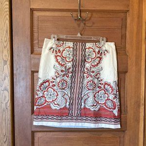 Ann Taylor Loft Floral Print Skirt (Womens 8P)